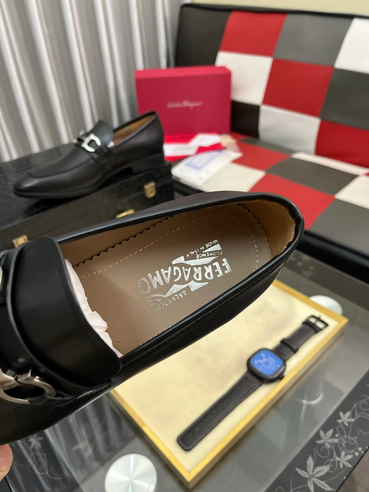 Men's shoes 💰600⌚️⌚️[Salvatore Ferragamo] Ferragamo business leather shoes, 1:1 top purchasing quality, imported selected original calfskin for the uppers, imported original soft water-dyed cowhide for the inner feet, imported original customized Italian handmade lightweight foam outsole, size: 39-44 5️⃣ options available